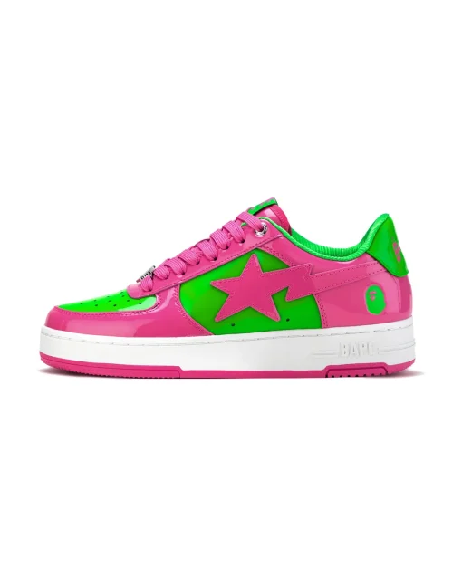 A BATHING APE Women Low Sneakers BAPE STA #1 Pink