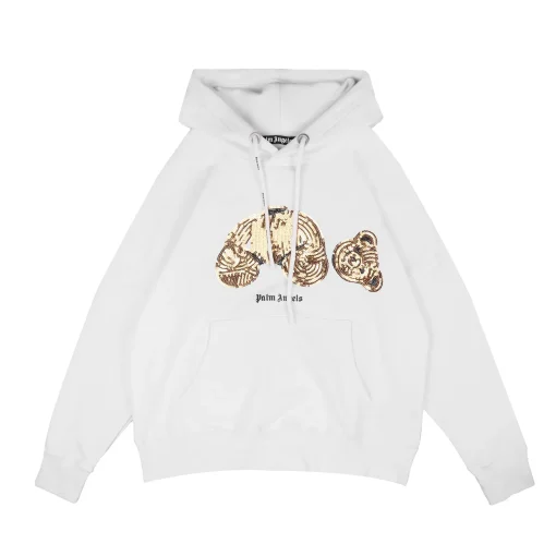 Palm Angels Kill Bear Hoodies White /Black