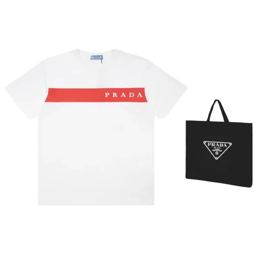 Prada T-shirt White Black