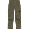Stone Island GREEN Trousers with logo