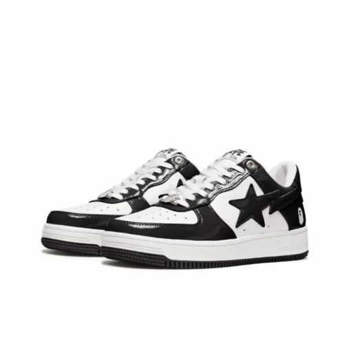 Nike BAPE STA Black – Iconic Patent Leather Streetwear BAPE Sneakers