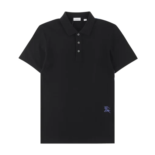 Burberry Polo Shirt T- Shirt Black