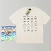 Balenciaga All logos T-Shirt Cream