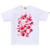 BAPE ABC Camo Rebuild Big Ape Head Tee ‘White/Pink’
