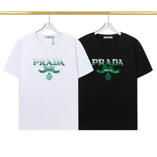 Prada Milano Da1913 T-shirt White Black