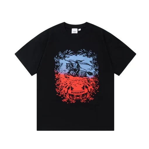Burberry T-shirt Graphic Print Black