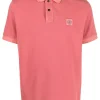 Stone Island polo type player with logo patches