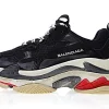 Balenciaga Triple S Black White Red