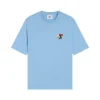 Ami Paris Pride Organic Cotton T-Shirt Sky Blue
