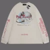Balenciaga Pink Mantini Sweater Cream