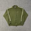 Corteiz Knit Zip Up Fleece Jacket Green