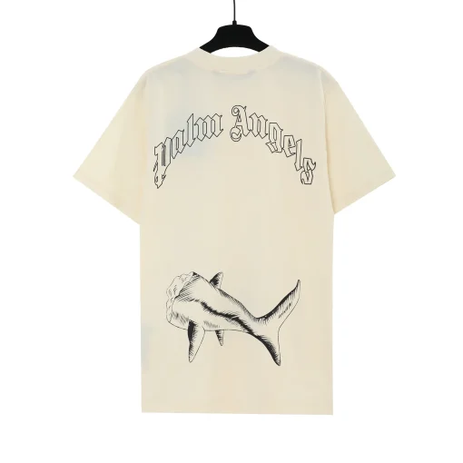 Palm Angels Shark T-shirt Black/White