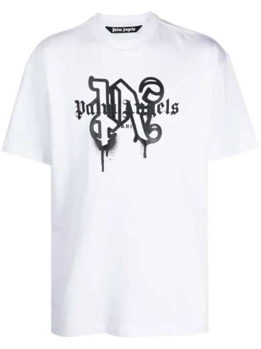 Palm Angels Paris monogram-print T-shirt