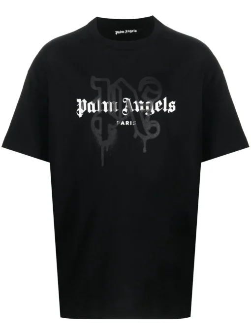 Palm Angels Paris monogram-print T-shirt