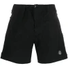 Stone Island Swim shorts with wrinkled look black