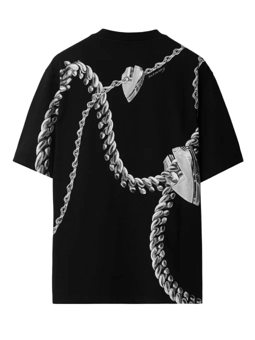 Burberry Shield cotton T-shirt black/grey