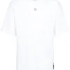 FENDI FF-plaque cotton T-shirt white