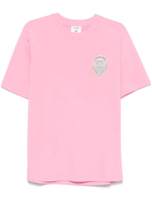 Casablanca asa Way Skate Printed T-Shirt Pink