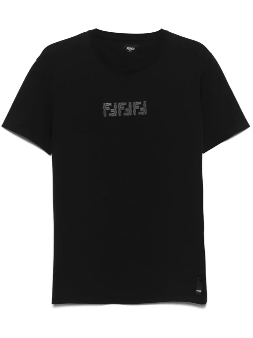 FENDI FF Labyrinth T-shirt black
