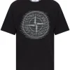 Stone Island logo t-shirt black