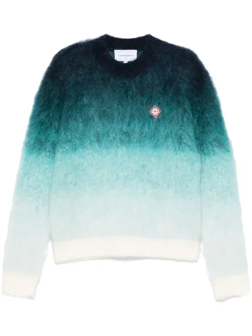 Casablanca Gradient Mohair Sweater Multicolor