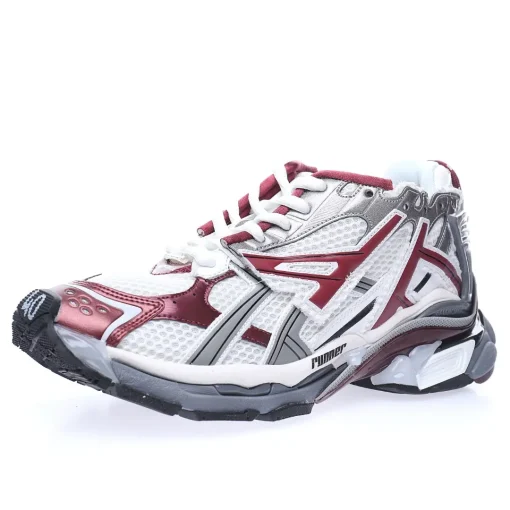 BALENCIAGA Runner Sneaker Grey – Iconic 90s Retro Technical Multi-Color Runners