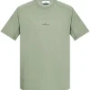 Stone Island Compass-motif T-shirt sage green