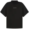 Balenciaga logo-studded T-shirt black