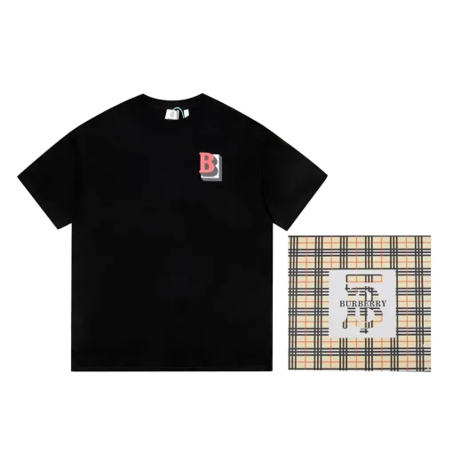 Burberry Tucson B Motif T-shirts White & Black