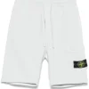 Stone Island Compass-badge shorts sky blue