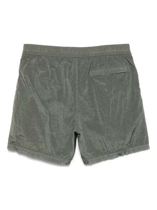 Stone Island Compass-patterned swim shorts Khaki