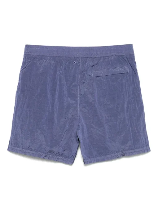 Stone Island Compass-patterned swim shorts dark purple