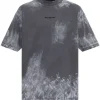 Balenciaga faded-effect T-shirt medium grey