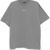 Balenciaga logo-print T-shirt dark grey