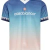 Casablanca gradient-jacquard football jersey