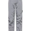 Stone Island compass-badge trousers grey