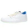 fragment design x Travis Scott x Nike Air Jordan 1 Low OG SP”White/Blue/Noctilucent”