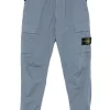 Stone Island Compass-badge trousers blue-grey