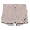 Stone Island Swim shorts with wrinkled look Light pink