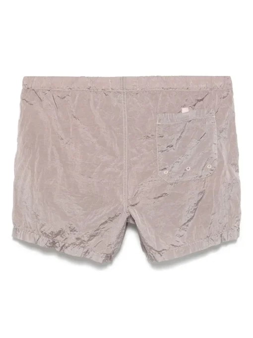 Stone Island Swim shorts with wrinkled look Light pink