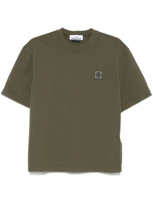Stone Island short-sleeve T-shirt khaki