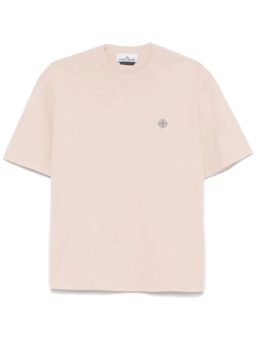 Stone Island short-sleeve T-shirt light pink