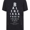 Balenciaga logo-print T-shirt black