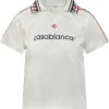 Casablanca Jacquard Monogram Football Women shirt White