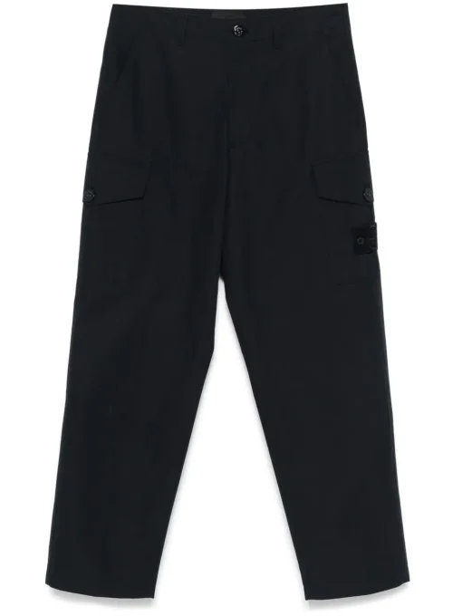Stone Island Ghost straight-leg trousers navy blue