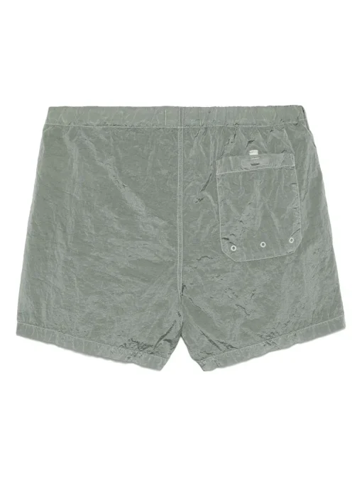 Stone Island Swim shorts with wrinkled look Sage green