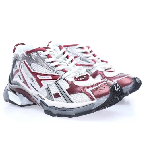 BALENCIAGA Runner Sneaker Grey – Iconic 90s Retro Technical Multi-Color Runners