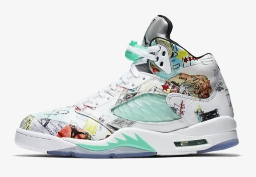 Air Jordan 5 Retro Wings Sneaker Multicolor
