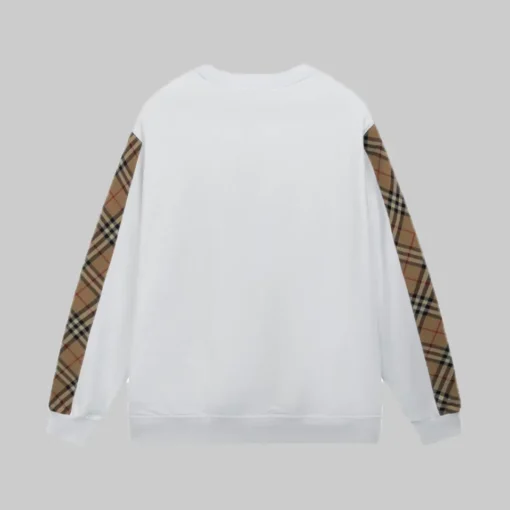 Burberry Vintage Check Detail Sweatshirt White