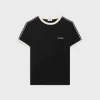 celine regular t-shirt in cotton jersey black